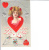 Embossed Queen Of Heart Hearts Playing Cards To My Valentine 1912 - Saint-Valentin