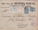 GRECE - 1915 - ENVELOPPE COMMERCIALE RECOMMANDEE Avec CENSURE De ATHENES Pour PARIS - Lettres & Documents