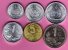 China  *** LOTE  1 + 3 + 5 Fen + 1 + 5 Jiao + 1 Yuan  ***  6 Monedas / Münzen / Coins KM# 1-3 + 335-337 - China