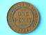 1924 - ONE PENNY / KM 23 ( Uncleaned Coin / For Grade, Please See Photo ) !! - Penny