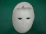 MASQUE VENITIEN EN PORCELAINE Largeur 19 Cm  A SUSPENDRE - Art Populaire