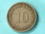 1898 F - 10 PFENNIG / KM 12 ( Uncleaned / For Grade , Please See Photo ) ! - 10 Pfennig