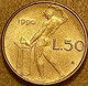 1990 - Italia 50 Lire     ---- - 50 Lire