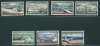 Greece 1958 Airmail Harbours, "Ports" Set Used Vl A73-A79 V11609 - Gebraucht