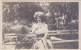 Mexico City - Unidentified Woman In Park With Baby Carriage, Real Photo, Postally Used, 1909. Message In English. - México