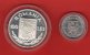 Romania 1996 - Jubilee - Limited Edition / UNC / Set X 2 Coins / 10 Lei + 100 Lei / European Football Championship - Romania