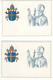 1981 Vaticano 2 Cartoline Postali Lire 150 E 200 "Giovanni Paolo II" - FDC - Enteros Postales