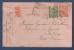 ENTIER POSTAL GRAND DUCHE DE LUXEMBOURG 7 1/2 CENT. - 1919 DE TROIS VIERGES VERS AULNOYE NORD FRANCE + TIMBRE 5 CENT. - Ganzsachen