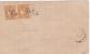 LT3364   Deux N°43B Bistre/lettre Sans Courrier, Oblit GC 2310 MENDE (46), Du 29 Mars 1871 - 1870 Bordeaux Printing