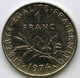 France 1 Franc 1974 GAD 474 KM 925.1 - 1 Franc