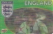 Football Team England - 3D Card - Wayne Rooney, David Beckham, Rio Ferdinand - Other & Unclassified