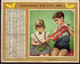 CALENDRIER GF 1959 - La Petite Marchande De Fleurs Et Le Chevalier Servant - Imp Oberthur (calendrier Double) - Grand Format : 1941-60