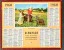 CALENDRIER GF 1960 - Jeux Champètres Chèvre Et Cabri - Imp Oberthur - Grand Format : 1941-60