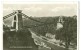 UK, United Kingdom, Clifton Suspension Bridge, 1930s-1940s Unused Real Photo Topographic Postcard [P7786] - Bristol