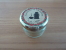 Pot De Confiture Au Chaudron Miniature En Verre "Lait" 4x3,5cm (vide) - Other & Unclassified