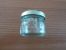 Pot De Confiture Au Chaudron Miniature En Verre "Lait" 4x3,5cm (vide) - Andere & Zonder Classificatie