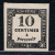 France Taxe Maury 2 IIA, Neuf, 1859, 10 C Noir, Cote € 220 - 1859-1959 Postfris