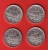 Semeuse 4 Pièces Argent 5 Francs 1960 62 63 64 - Autres & Non Classés