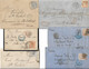 Lot De 6 Lettres D'Espagne Pour La France Entre 1867 Et 1881 Toutes Scannées - Storia Postale