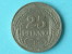 1910 E - 25 PFENNIG / KM 18 ( Uncleaned - For Grade, Please See Photo ) ! - 25 Pfennig