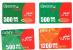 ALGERIA - DJEZZY (RECHARGE GSM)  -  LA VIE: LOT OF 4 DIFFERENT   - USED    RIF. 243 - Algeria