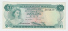 BAHAMAS 1 DOLLAR ND 1965 AXF P 18b 18 B - Bahamas