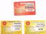 CILE (CHILE) - CLARO  (RECHARGE GSM) -  LOT OF 3 DIFFERENT            - USED   -  RIF. 437 - Chili