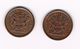 ZUID AFRIKA  2 X 5 CENTS  1991/92 - South Africa