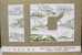Folder Taiwan 1980 Ten Major Construction Stamps Interchange Plane Train Locomotive Ship Harbor Atom - Unused Stamps