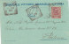 CATANIA  /  PALERMO  - Card / Cartolina Pubbl. "Ospedale V.E. " - 1902 - Floreale Cent. 10 Isolato - Reclame