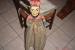 Marionette Polychrome,tete Bois,buste Chiffon Hauteur 60cms - Asiatische Kunst