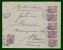 ROUMANIE N° 283 X 6 Obl. BUCURESTI 13/5/23 Pour BERN  (voir Verso) - Poststempel (Marcophilie)