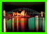 SYDNEY, AUSTRALIA - OPERA HOUSE & HARBOUR BRIDGE - BARTEL POSTCARDS & SOUVENIRS - - Sydney