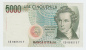 Italy 5000 Lire 1985 UNC CRISP Banknote P 111c  111 C - 5000 Lire