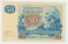 Sweden 50 Kronor 1974 ""F+"" Beautiful Banknote P 53b  53 B - Sweden