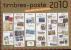 Calendrier Mural Calendar Timbres Poste 2010 - Grossformat : 2001-...