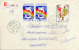 Bulgarie 1990 " Italia-90 " Yvert Bloc 163 Sur Lettre Voyagée Vers Danemark, Renvoyé Au Expéditeur Voir 2 Scan - 1990 – Italie