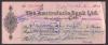 PAKISTAN The Australasia Bank Cheque 1964 Napier Road Karachi - Bank & Insurance