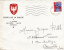 SAVOIE,HAUTE TARENTAISE,VAL-D´ISERE,MARCOPHILIE,ENVELOPPE,logo HOTEL DE LA GALISE En 1960,correspondance Isere,grenoble - 1921-1960: Période Moderne