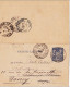 SAGE - 1892 - ENTIER CARTE LETTRE 110X70 De NANCY Pour CELLES REEXPEDIEE à NANCY - Cartoline-lettere