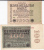 WEIMAR - 2 BILLETS D´INFLATION De 1923 IMPRIMES Sur Une Seule FACE - PLIES - Collections