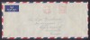 Kuwait Airmail Par Avion Shipsmail 'M/T Rosa Mærsk' Red KUWAIT K. O. Co. Ltd Meter Stamp Cover 1955 To Denmark (2 Scans) - Koweït
