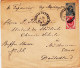 POLOGNE ADMINISTRATION RUSSE ! - 1893 - ENVELOPPE ENTIER POSTAL De RADOM => MULHOUSE (ALSACE) - Storia Postale
