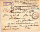 LETTONIE - ADMINISTRATION RUSSE - 1903 - RARE ENVELOPPE CHARGEE De GOLDINGEN (KULDYGA) POUR PARIS - TAXE TAMPON/MAIN - Lettland