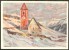 LAVIN Kirche Pro Juentute Karte H.-B. Wieland 1989 - Lavin