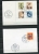 Germany 1968,1969,1971 4 Postal Cards With Special First Day Cancel Coimplete Sets. - Brieven En Documenten