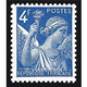 VARIÉTÉS FRANCE 1944 N° 656 TYPE IRIS 4 F BLEU NEUF ** GOMME - Ongebruikt