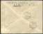EGYPT, AIRMAIL ENVELOPE TO SWITZERLAND 1953, BARRED FAROUK STAMPS - Storia Postale