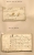 Histoire De La Poste,2 Lettres Taxe En Sols Et Deniers,de Carcassonne 1675,et Taxe En Patards 1635 - ....-1700: Précurseurs