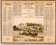 Calendrier Almanach Des Postes Côtes Du Nord (22) 1923 - Carcassonne - Labour Attelage Charrue - Carte Chemins De Fer - Formato Grande : 1921-40